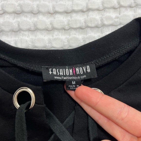 Fashion Nova Laced Up Set - Picture 9 of 14